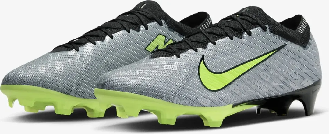 Nike Zoom Mercurial Vapor Elite FG Voetbalschoenen 38.5 - Zilver/Geel