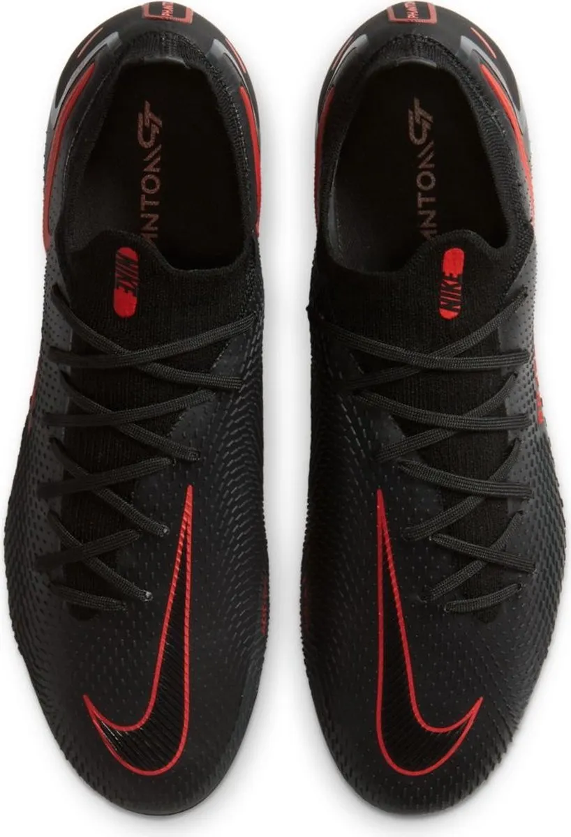 Nike Phantom GT Elite FG Voetbalschoenen - Maat 47.5 - Zwart/Rood