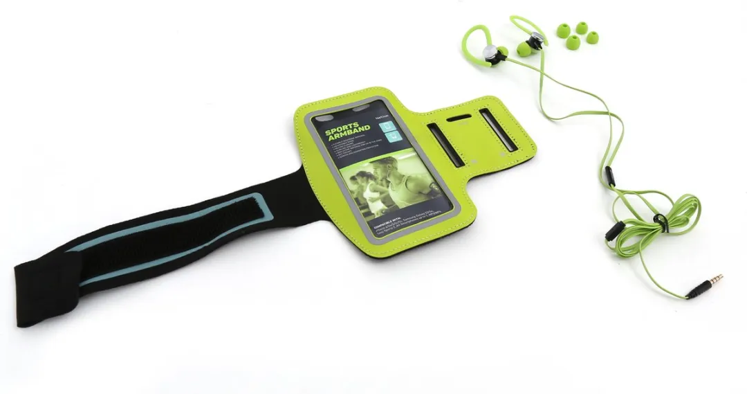 NÖRDIC Platinet PM1070G Sportarmband & Oordopjes