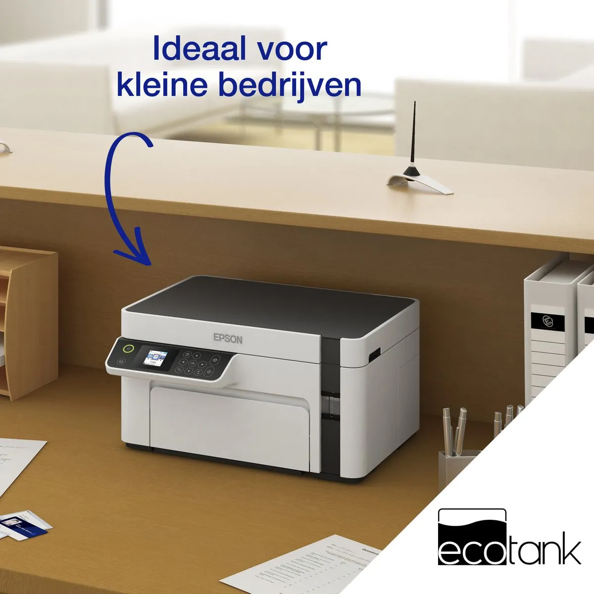 Epson EcoTank ET-M2120 Multifunctionele Printer - Zwart