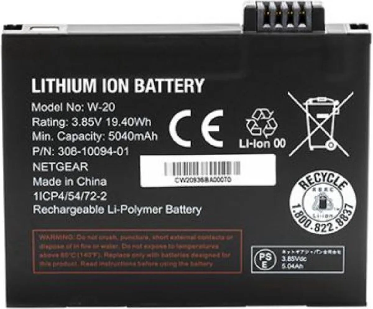 Netgear MHBTRM5 MiFi Router Batterij 5040mAh