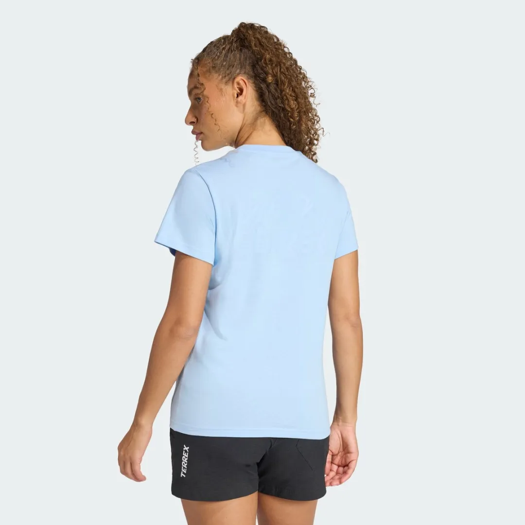 adidas Terrex Mountain Graphic T-shirt KB9606 - Blauw