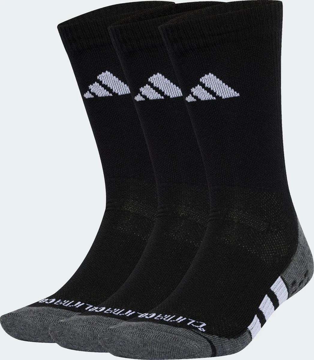 adidas Performance Grip Climacool Gevoerde Sokken 3 Paar - Zwart