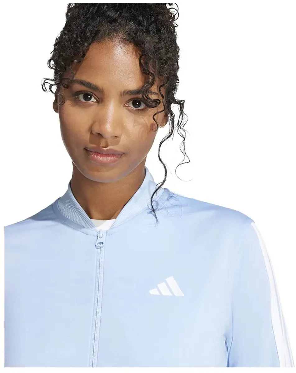 Adidas Essentials 3 Stripes Trainingspak S - Glow Blue
