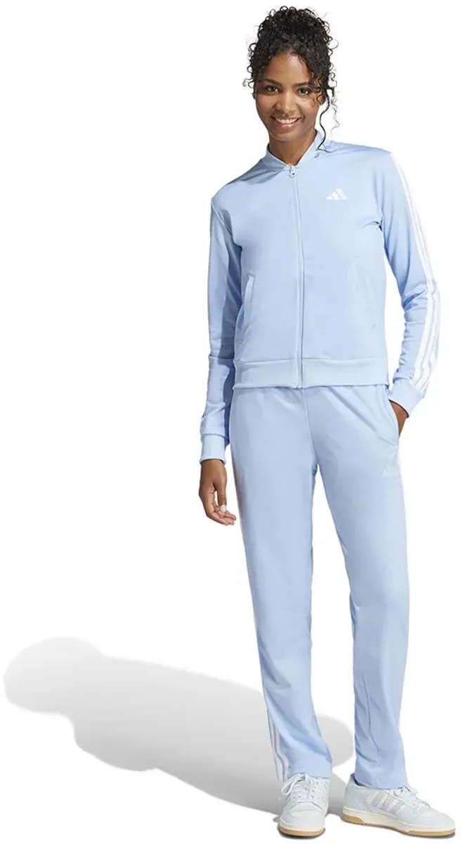 Adidas Essentials 3 Stripes Trainingspak S - Glow Blue