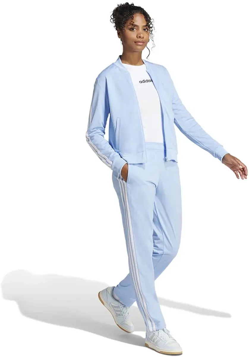 Adidas Essentials 3 Stripes Trainingspak S - Glow Blue