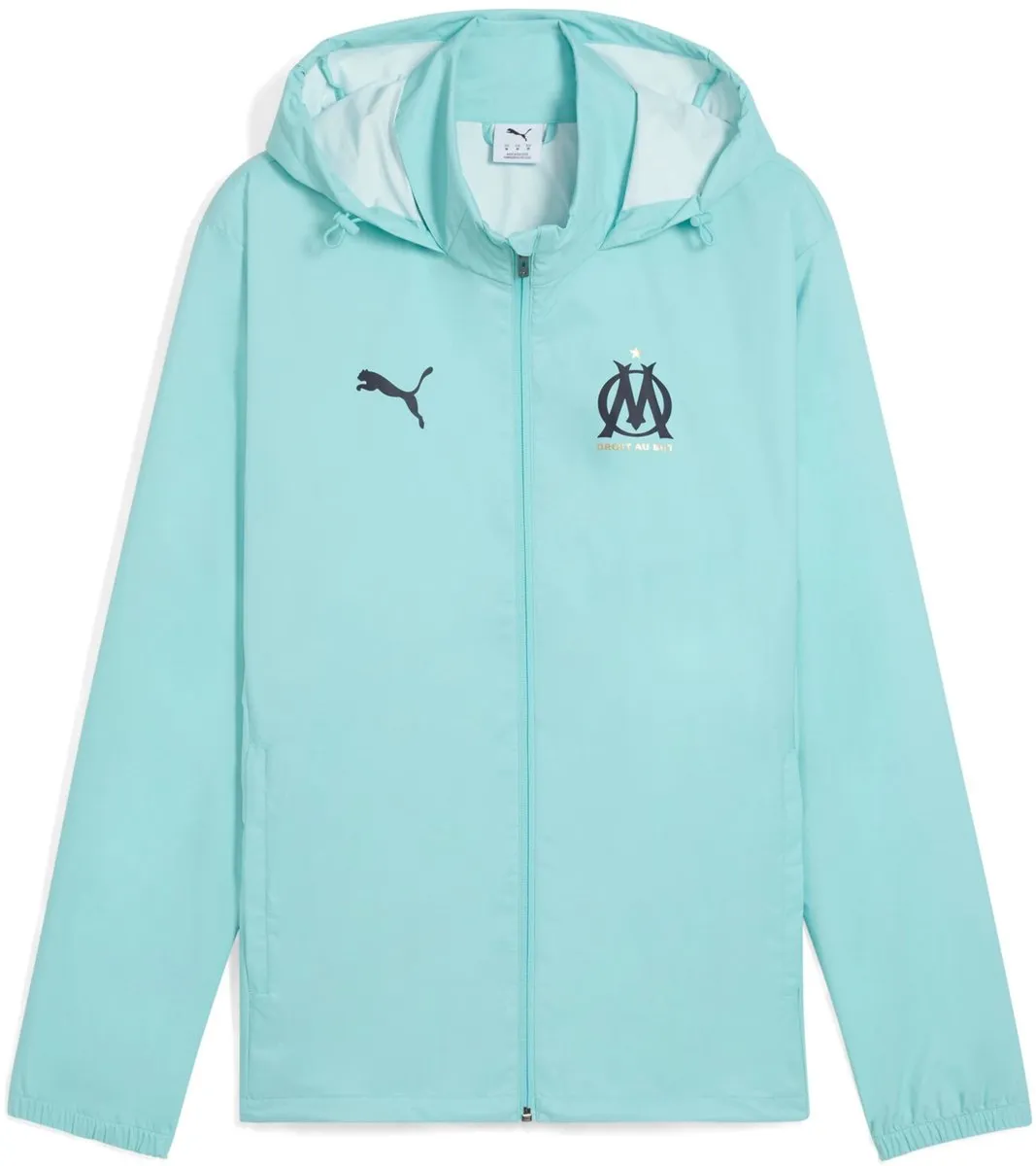 PUMA OM Tracksuitjack All Weather 2025/26 - S - Blauw