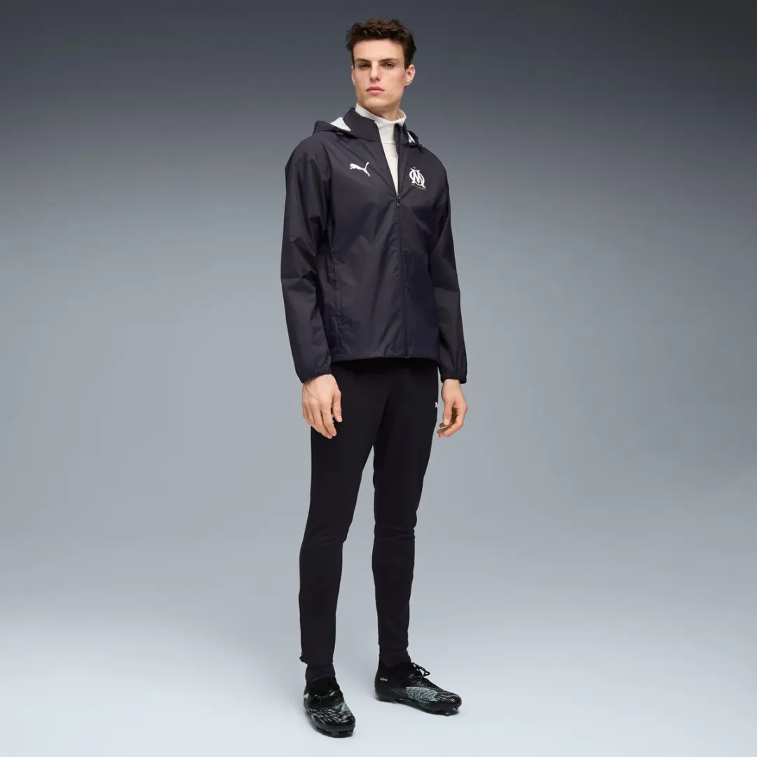 PUMA OM Tracksuitjack All Weather 2025/26 - S - Blauw