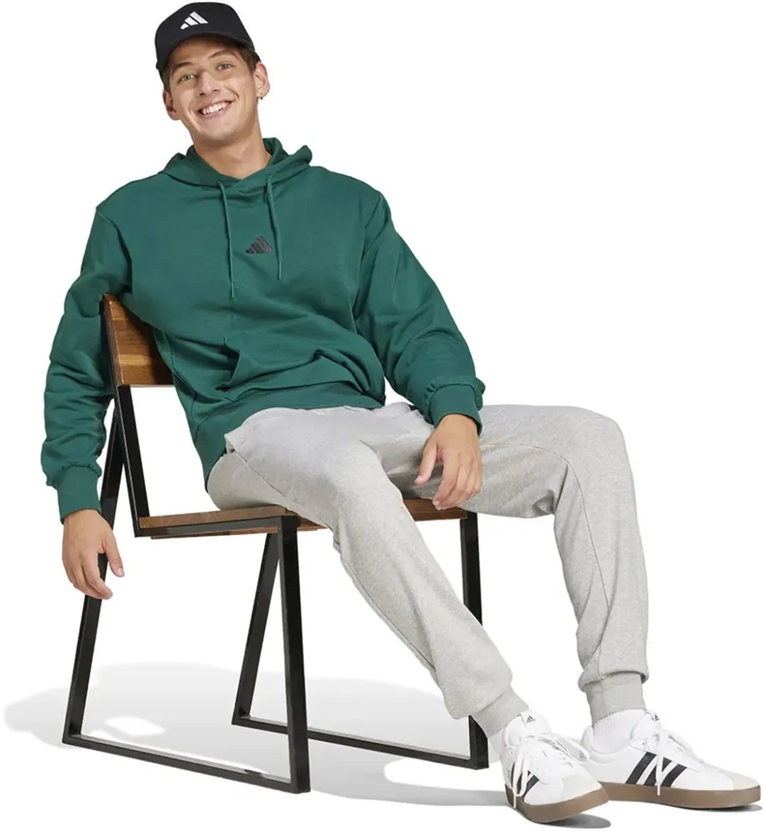 adidas Essentials Feelcozy French Terry Hoodie JE3841 - Heren - Groen