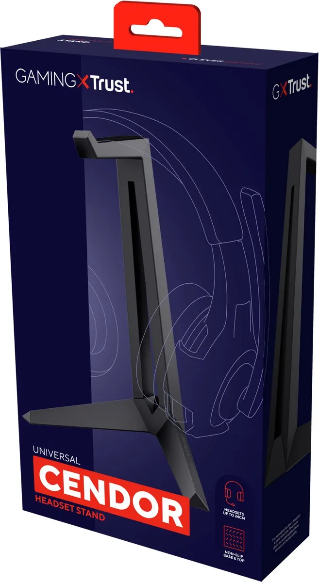 Trust GXT 260 Cendor Headsethouder - Zwart