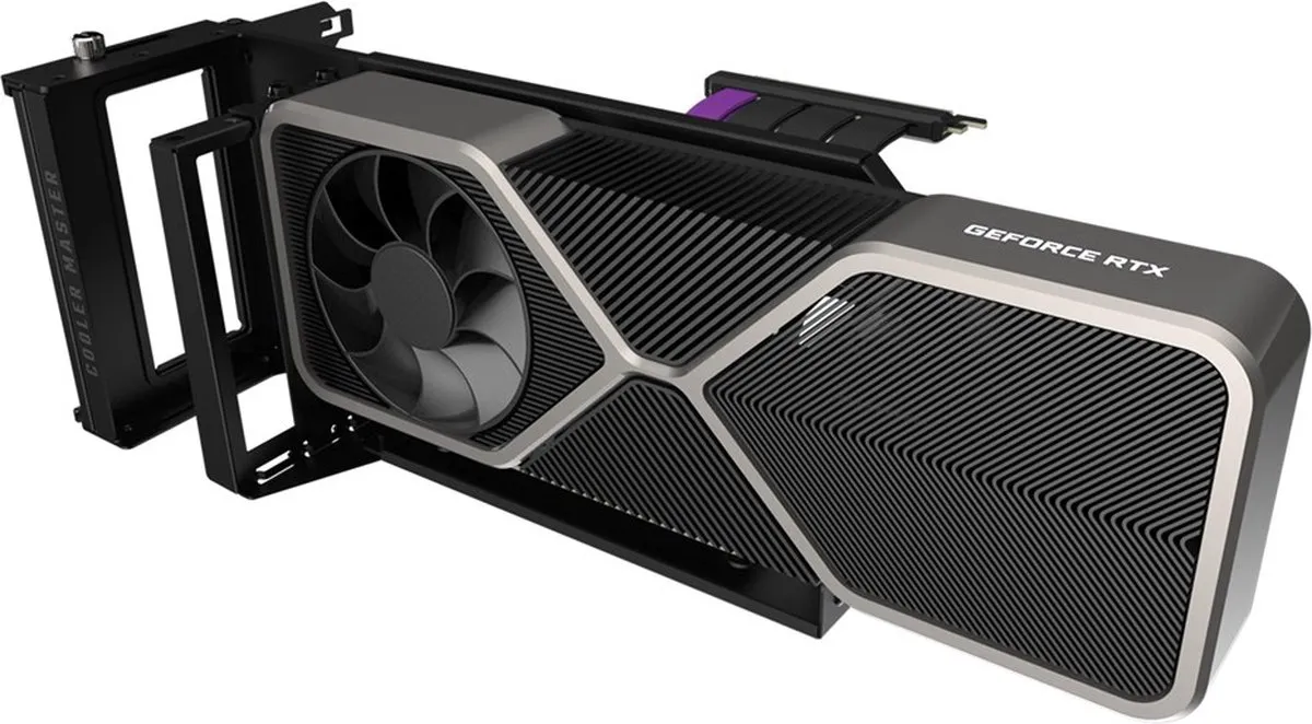 Cooler Master MCA-U000R-KFVK03 Verticale GPU Houder Kit - Zwart/Grijs