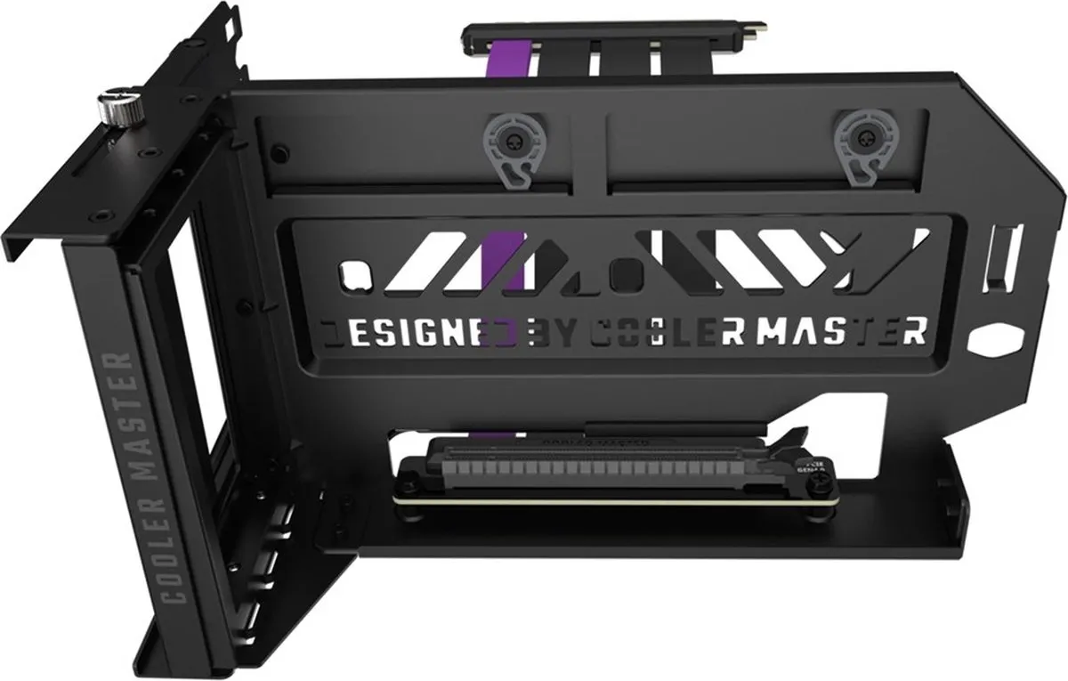 Cooler Master MCA-U000R-KFVK03 Verticale GPU Houder Kit - Zwart/Grijs