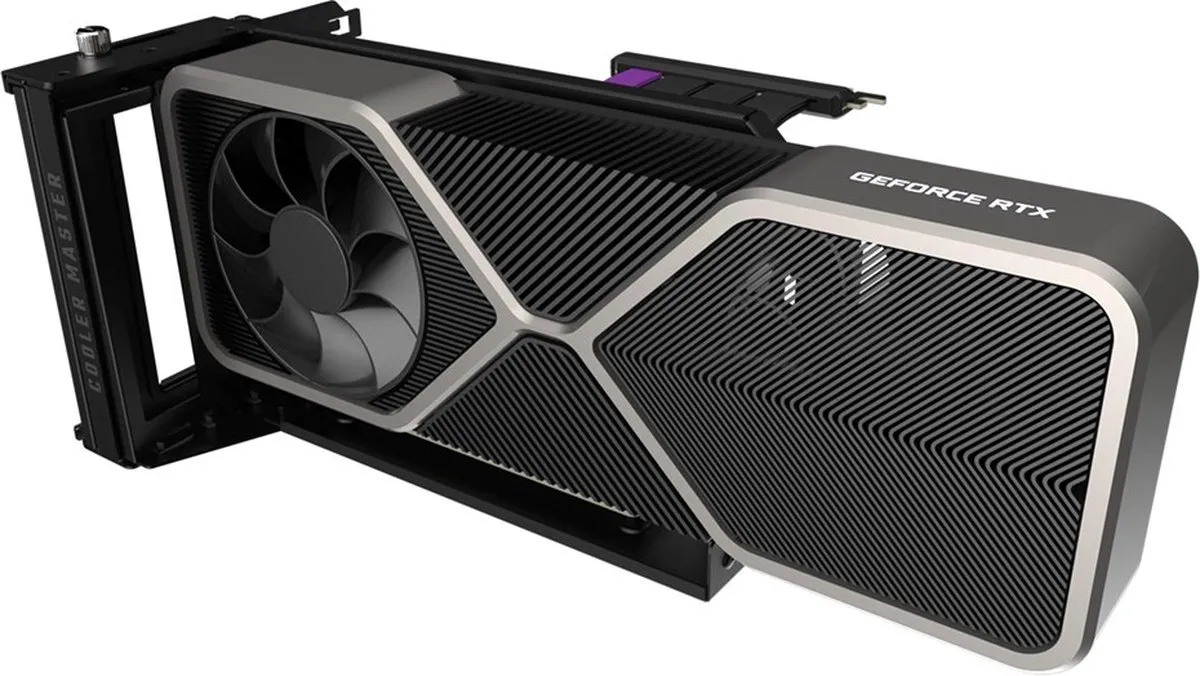 Cooler Master MCA-U000R-KFVK03 Verticale GPU Houder Kit - Zwart/Grijs