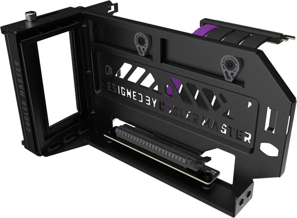 Cooler Master MCA-U000R-KFVK03 Verticale GPU Houder Kit - Zwart/Grijs