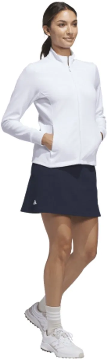 Adidas Dames W Textured Golfvest KB9098 - XL - Wit - afbeelding 6 van 6
