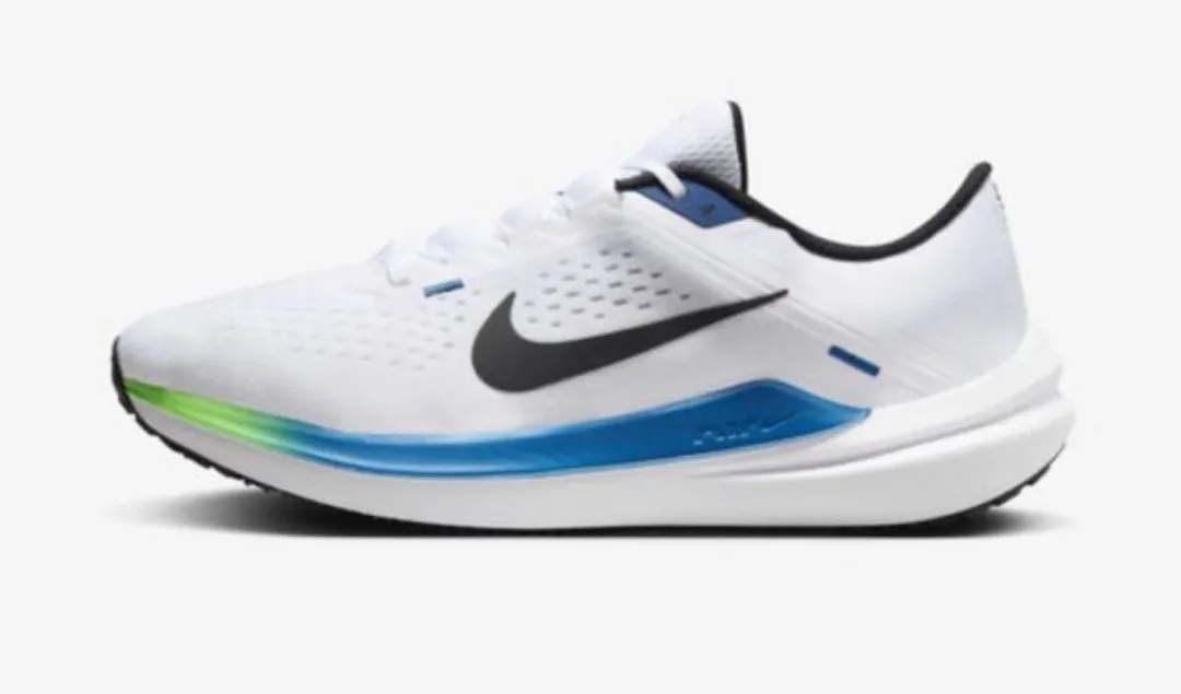 Nike Winflo 10 Hardloopschoenen 47 - Wit/Blauw