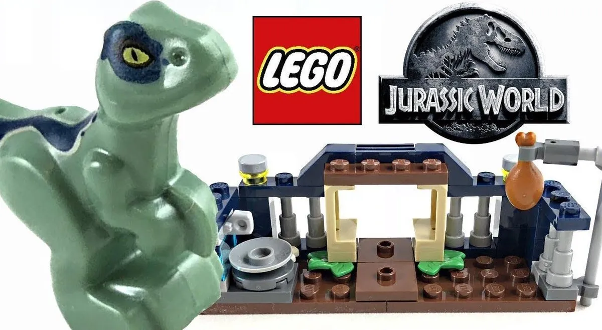 LEGO Jurassic World Baby Velociraptor Playpen 48 Stukken - Multikleur - afbeelding 2 van 4