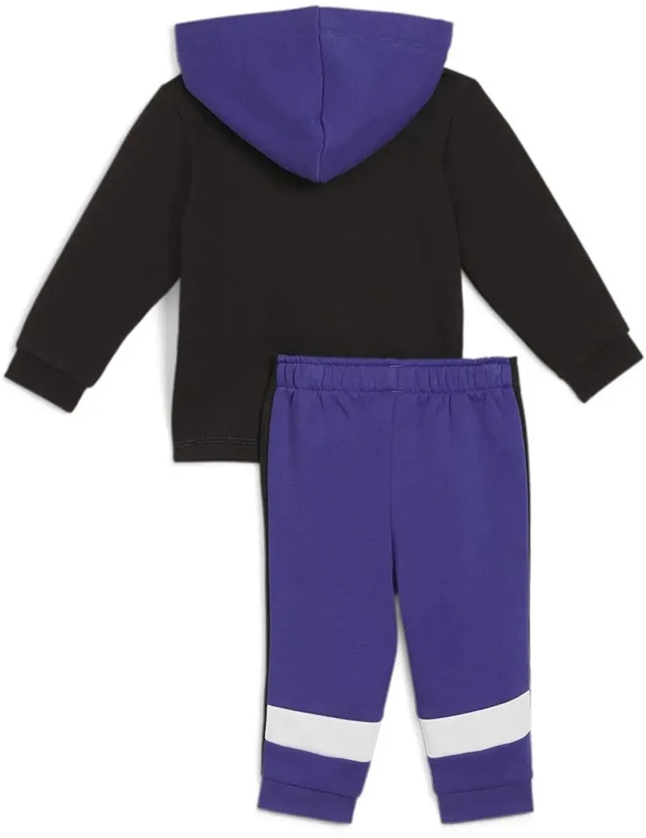 PUMA Minicats Colorblock Set - Pantalon 2-4 mnd - Blauw/Zwart