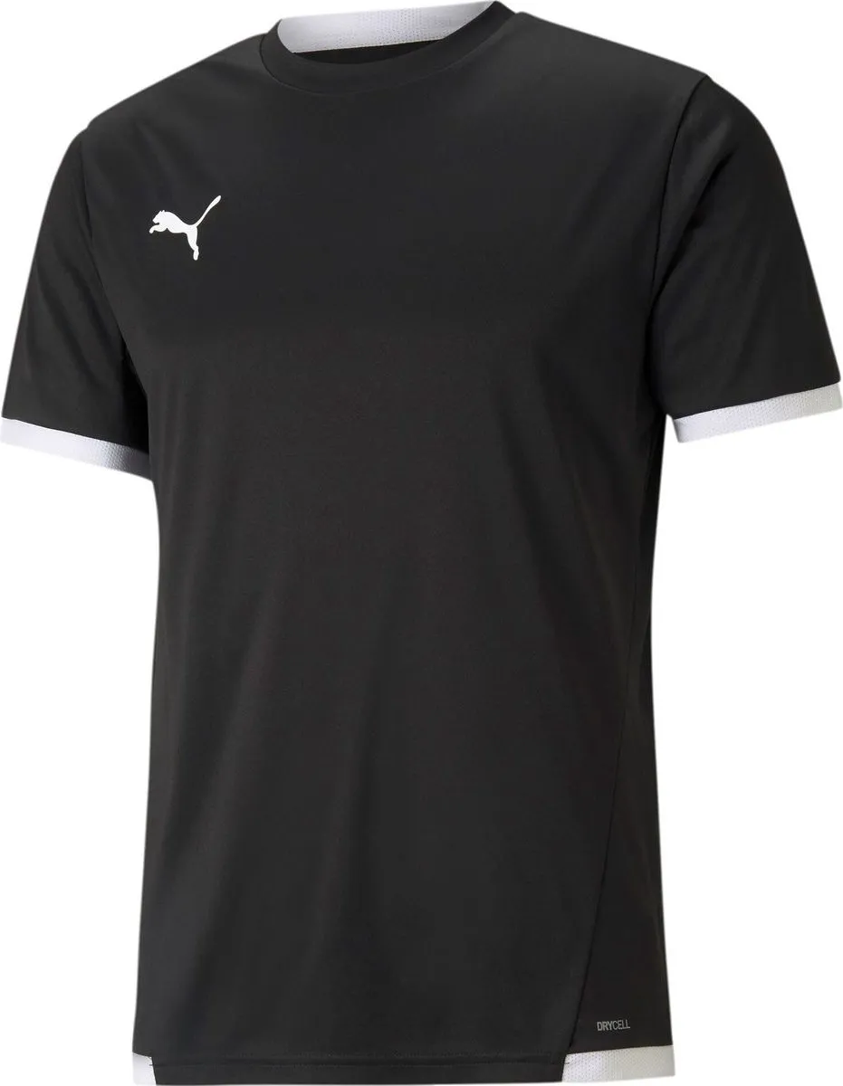 PUMA teamLIGA Jersey Jr Unisex - 152 - Zwart/Wit