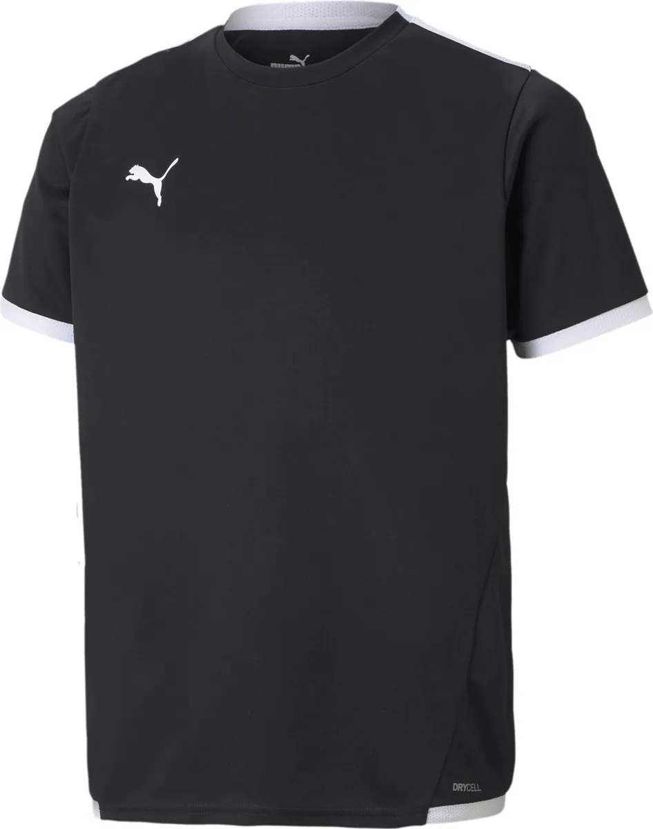 PUMA teamLIGA Jersey Jr Unisex - 152 - Zwart/Wit