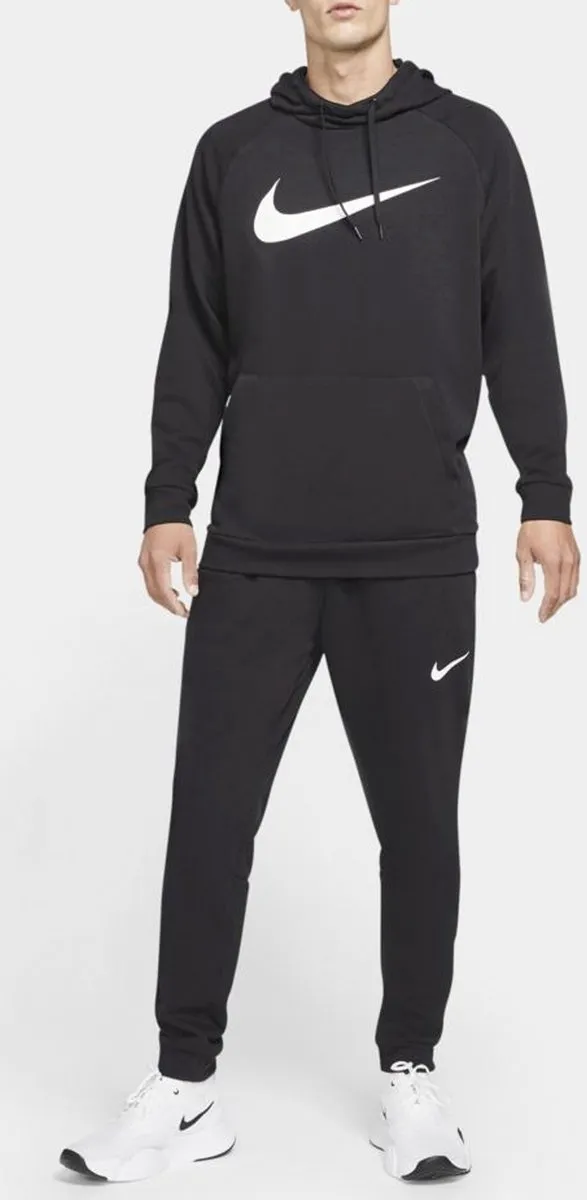 Nike Dri-FIT Taper Fleece Trainingsbroek Heren L - Zwart