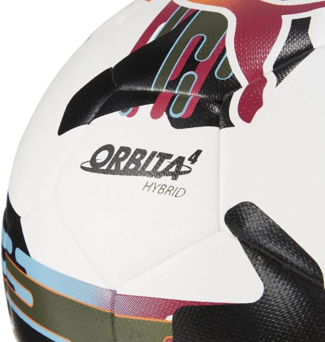 PUMA Kinder Voetbal Orbita 4 HYB 5 - Wit/Multicolor