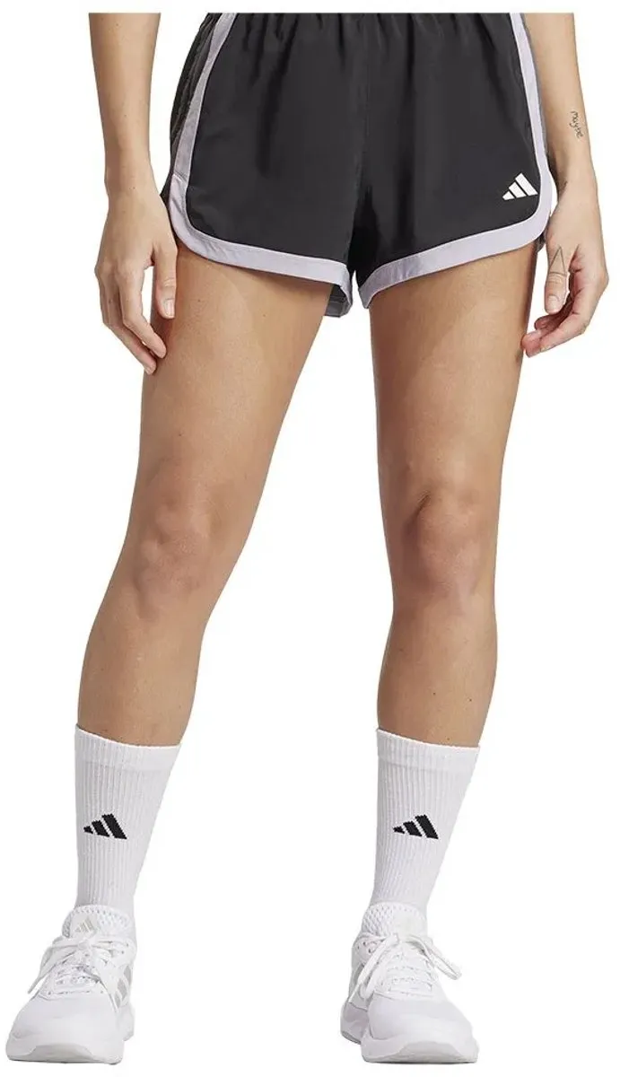 Adidas Pacer Woven Colorblock Korte Broek Zwart M Vrouw