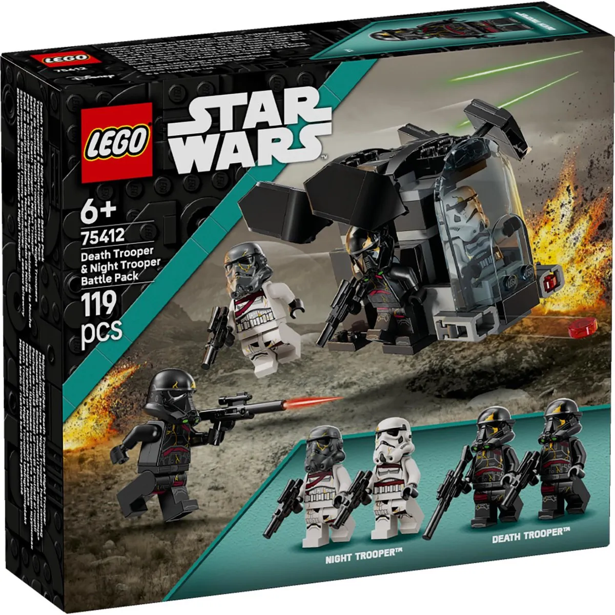 LEGO Star Wars Death Trooper & Night Trooper Battle Pack 75412 - 4 Minifiguren