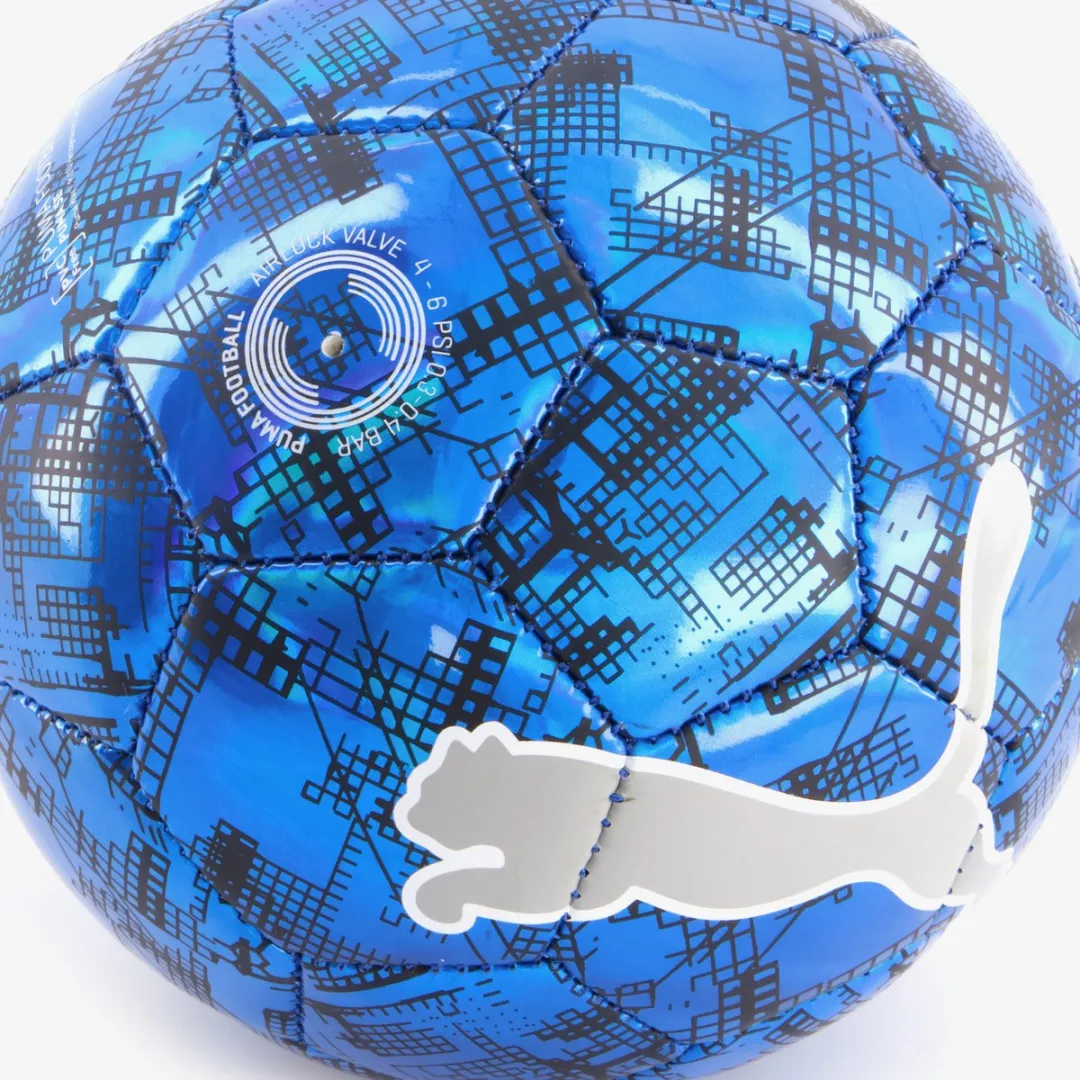 PUMA Cup Graphic Mini Voetbal - Blauw