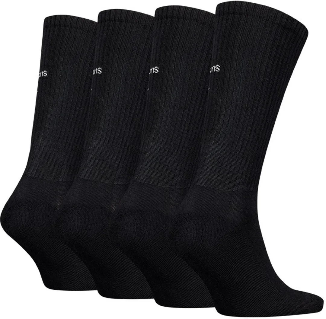 Calvin Klein Heren Sokken Monogram Logo - 4 Stuks