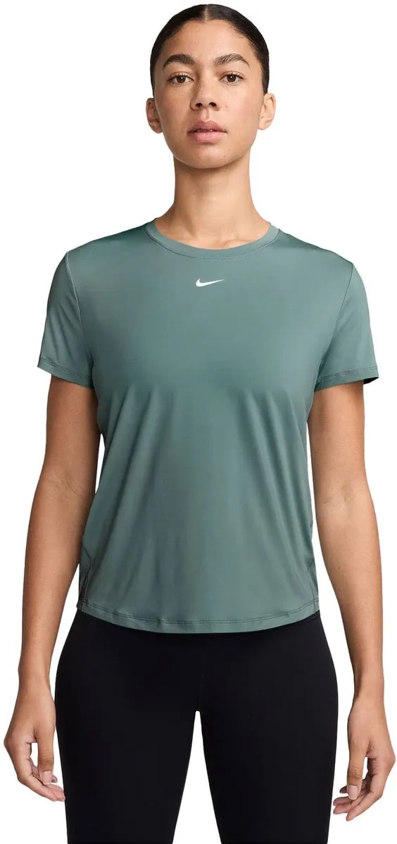 Nike One Classic Dri-FIT Shirt Dames XS - Wit
