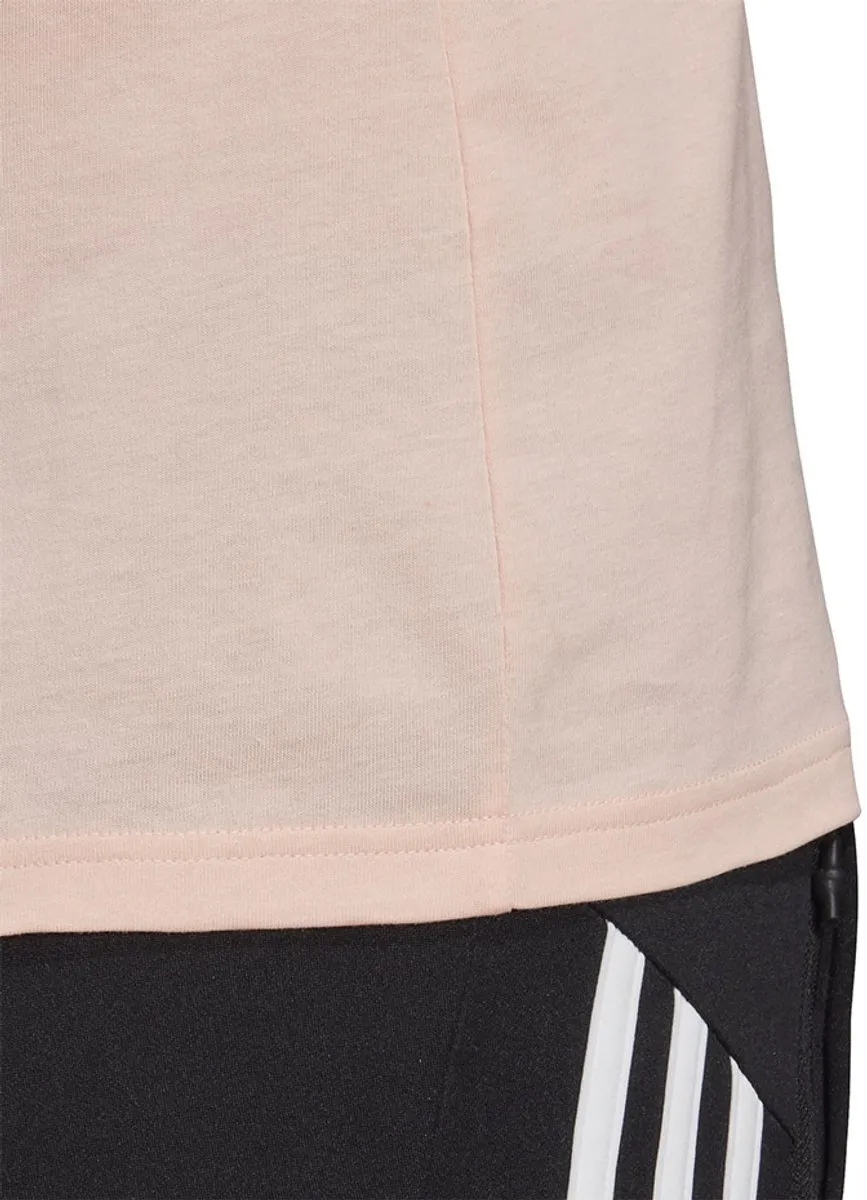 Adidas BOS CO Tee Dames - XS - Roze/Wit