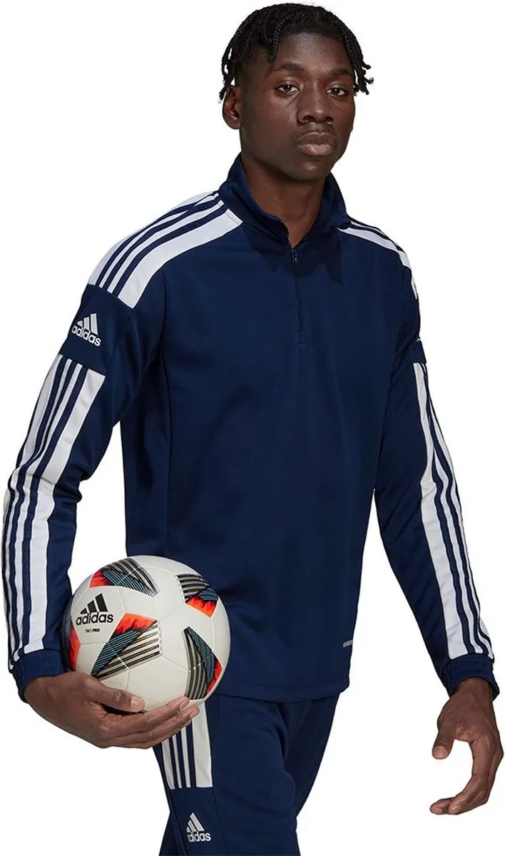 Adidas Squadra 21 Trainingssweater XXL - Donkerblauw/Wit - afbeelding 6 van 6