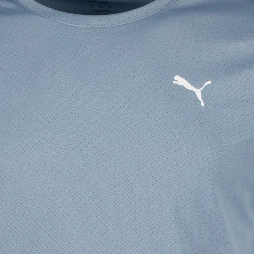 PUMA M Tad Essentials Heren T-shirt - Lichtblauw