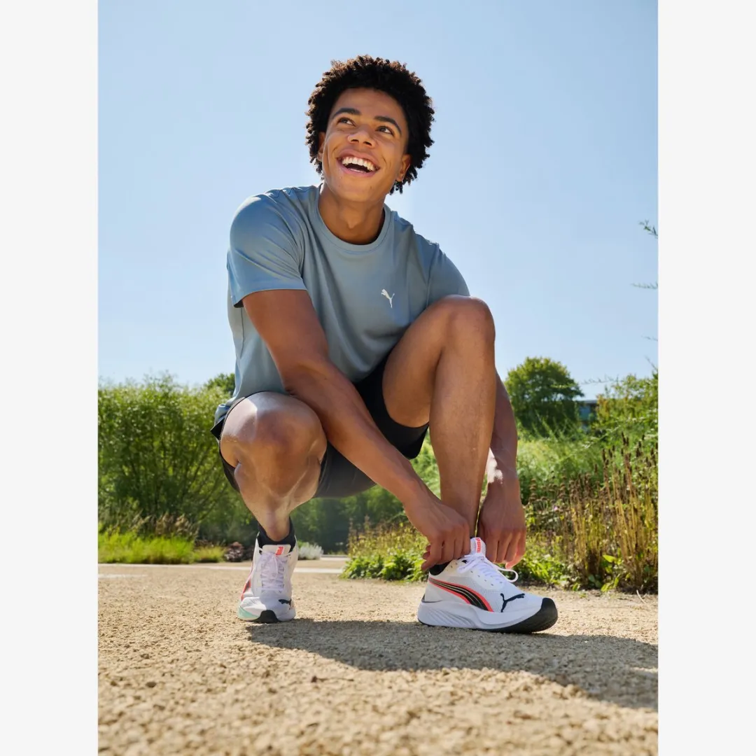 PUMA M Tad Essentials Heren T-shirt - Lichtblauw