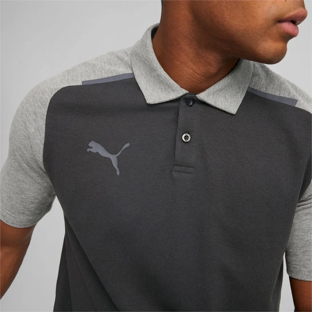 PUMA Team Cup Casuals Polo Heren - XXL - Zwart