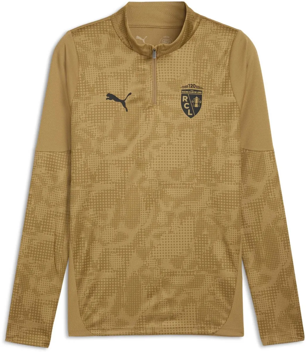 PUMA Trainingsshirt 1/4 Zip RC Lens 2025/26 - L - Beige