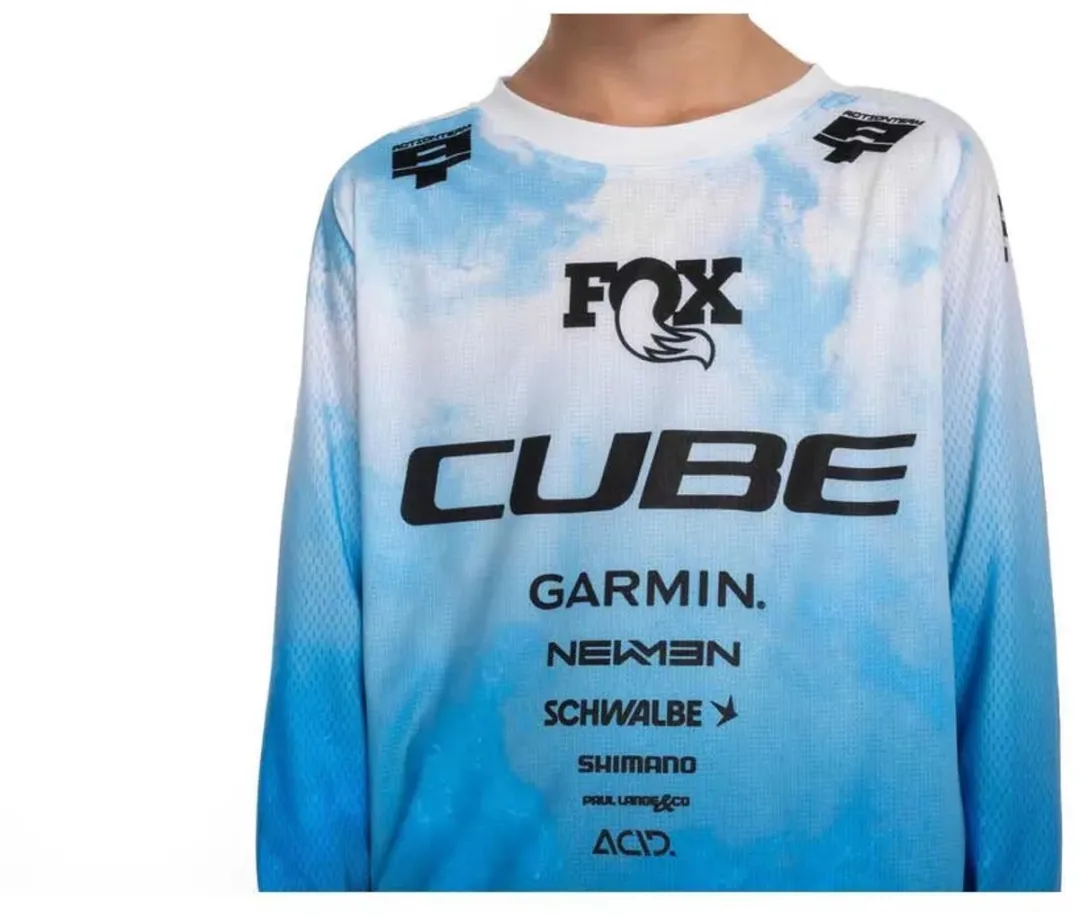 Cube Rookie X Actionteam Langarm Trui - Blauw XL