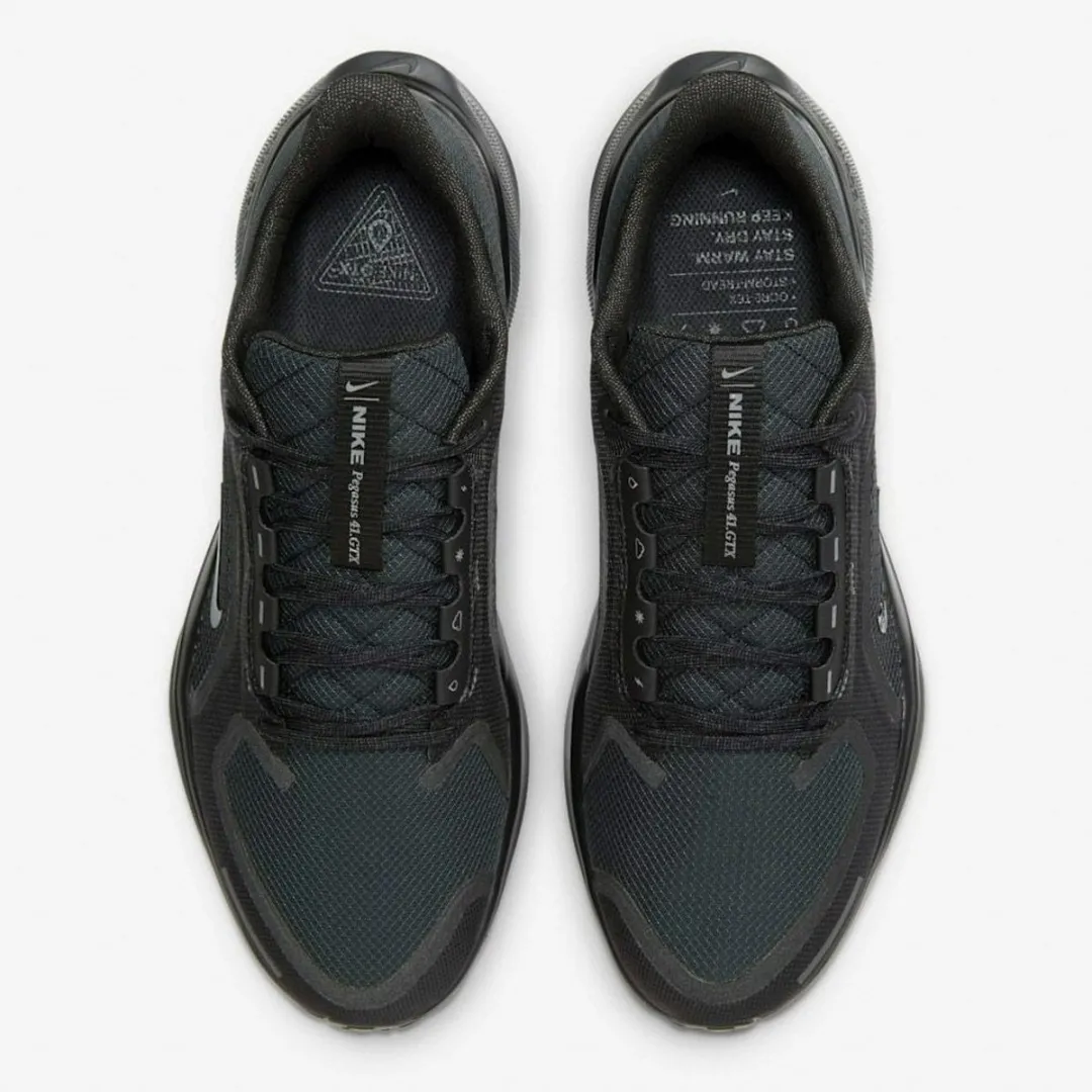 Nike Pegasus 41 GORE-TEX Hardloopschoenen Heren 46 - Zwart/Donkergroen