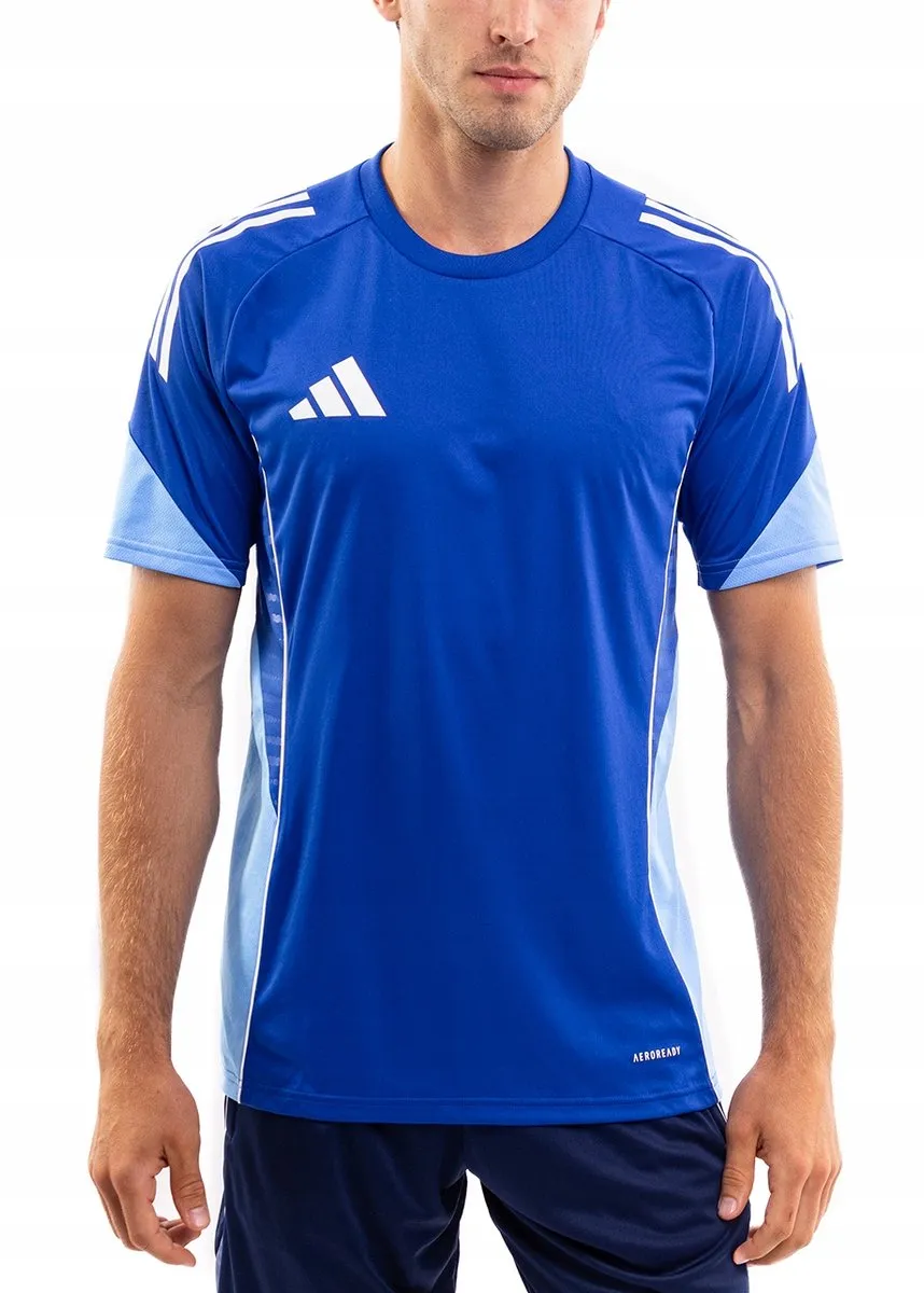 adidas Sportshirt Heren - Blauw - M