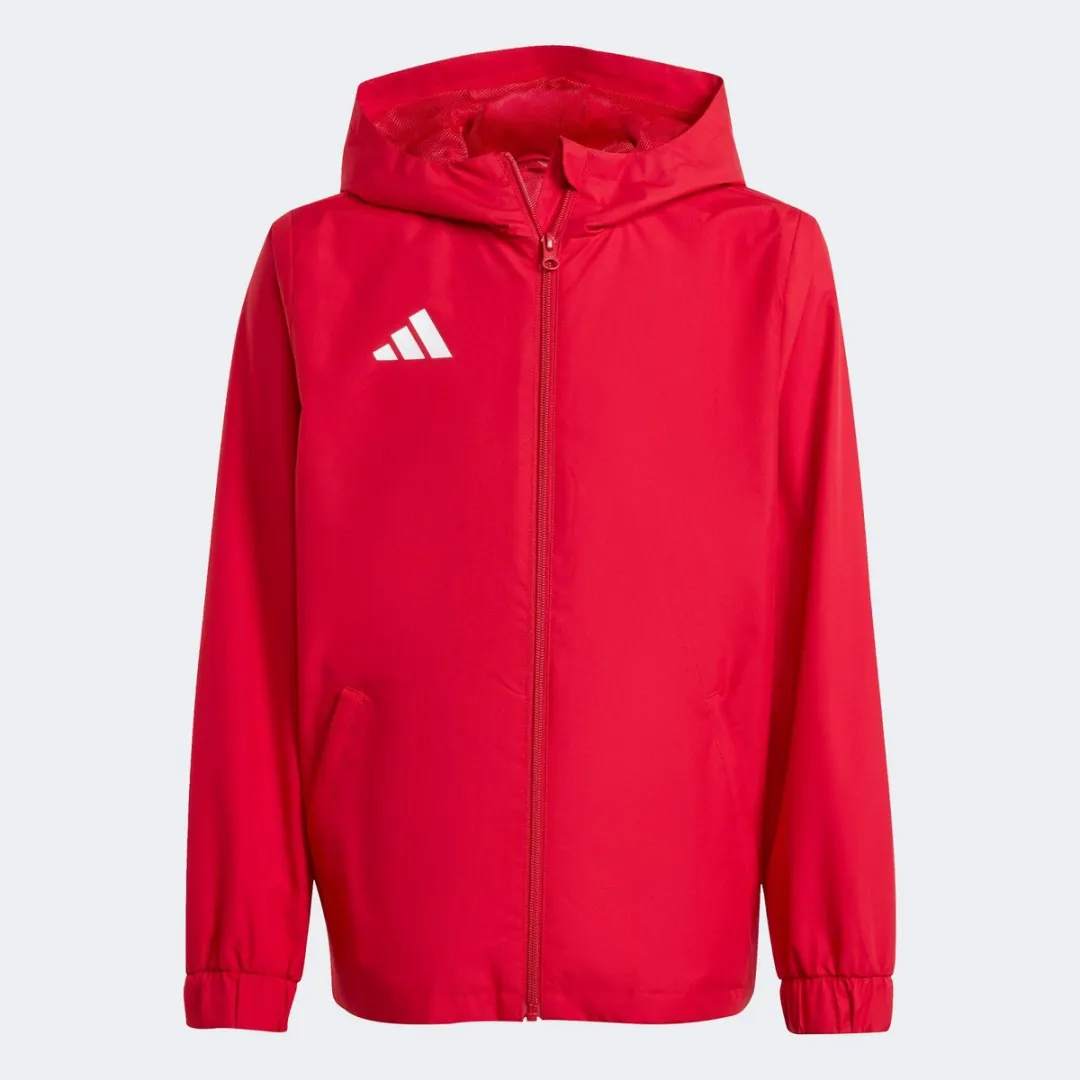 Adidas Entrada 26 All Weather Jas Junior - Rood - afbeelding 6 van 6