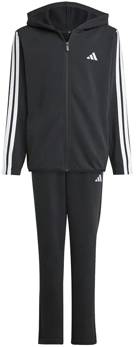 adidas Essentials 3 Stripes Trainingspak 146/152 - Zwart
