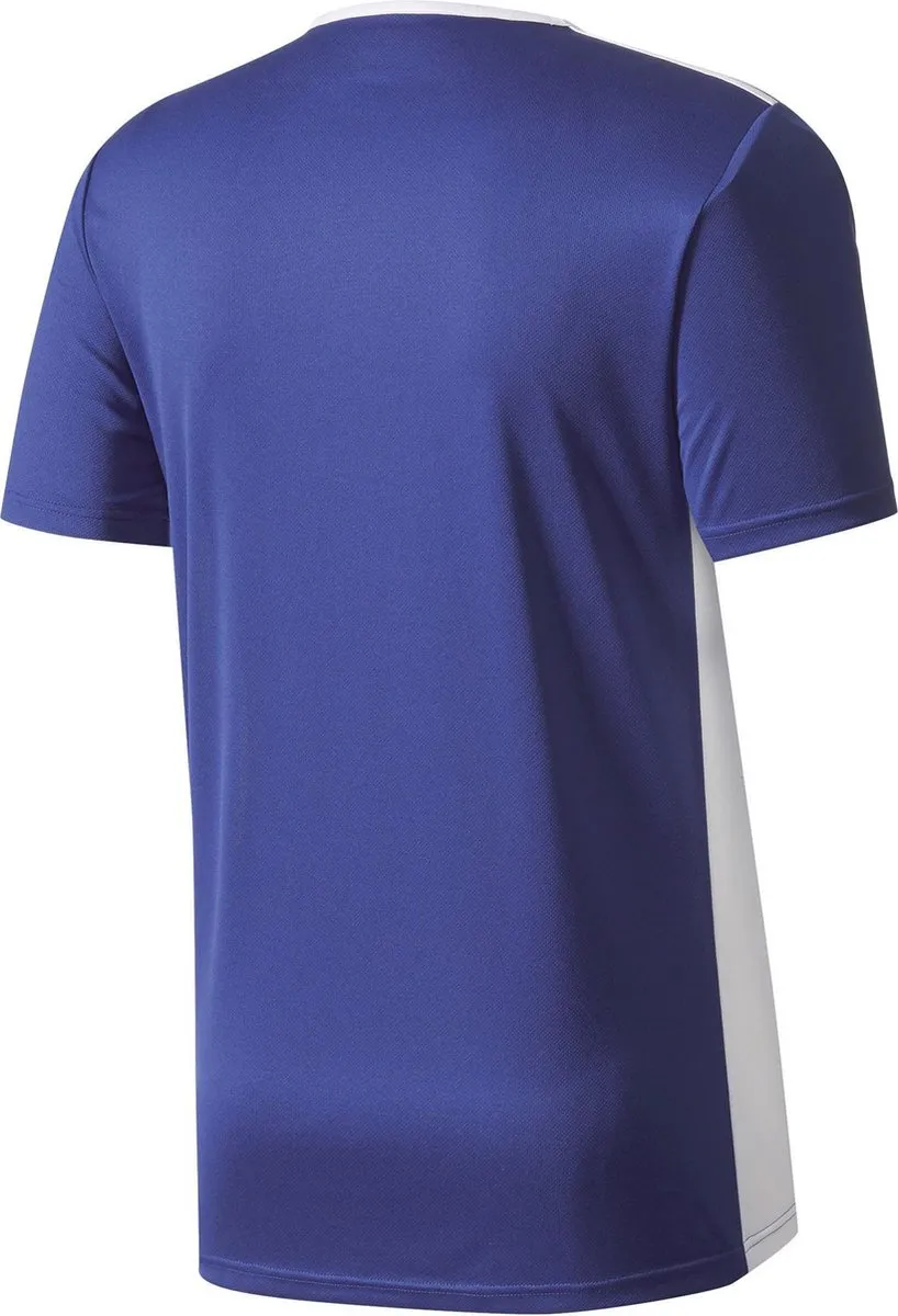 Adidas Entrada 18 SS Jersey 116 - Sportshirt - Blauw