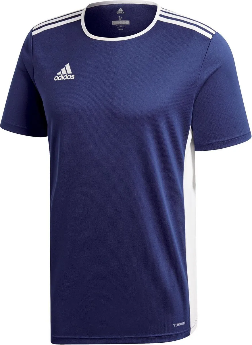 Adidas Entrada 18 SS Jersey 116 - Sportshirt - Blauw