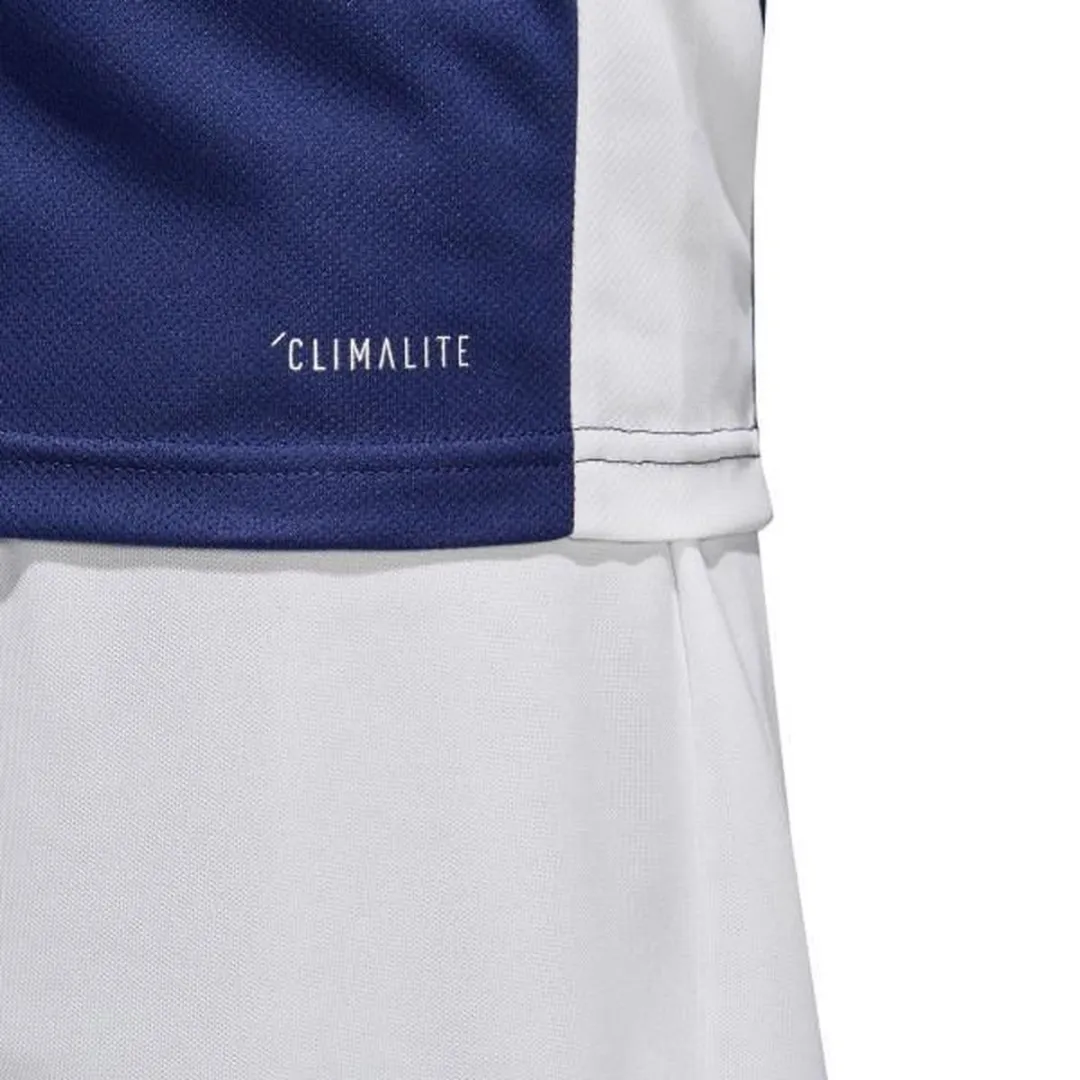 Adidas Entrada 18 SS Jersey 116 - Sportshirt - Blauw