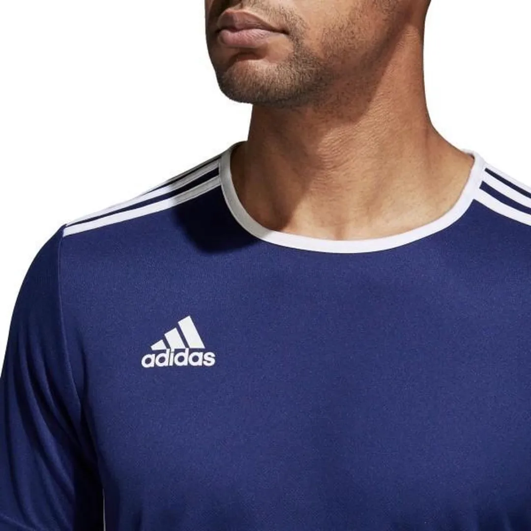 Adidas Entrada 18 SS Jersey 116 - Sportshirt - Blauw