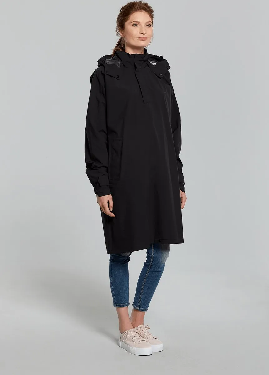 Basil Mosse Regenponcho XL/XXL - Zwart