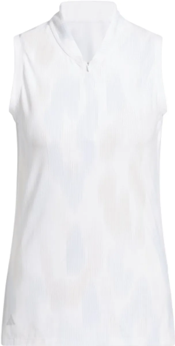 Adidas W Ultimate Printed Mouwloze Dames Polo