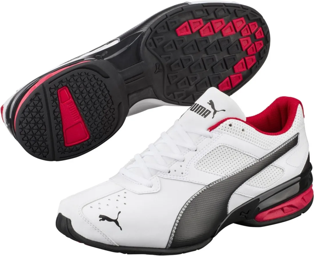 PUMA Tazon 6 FM Low - Hardloopschoenen 44.5 - Wit/Zwart/Zilver