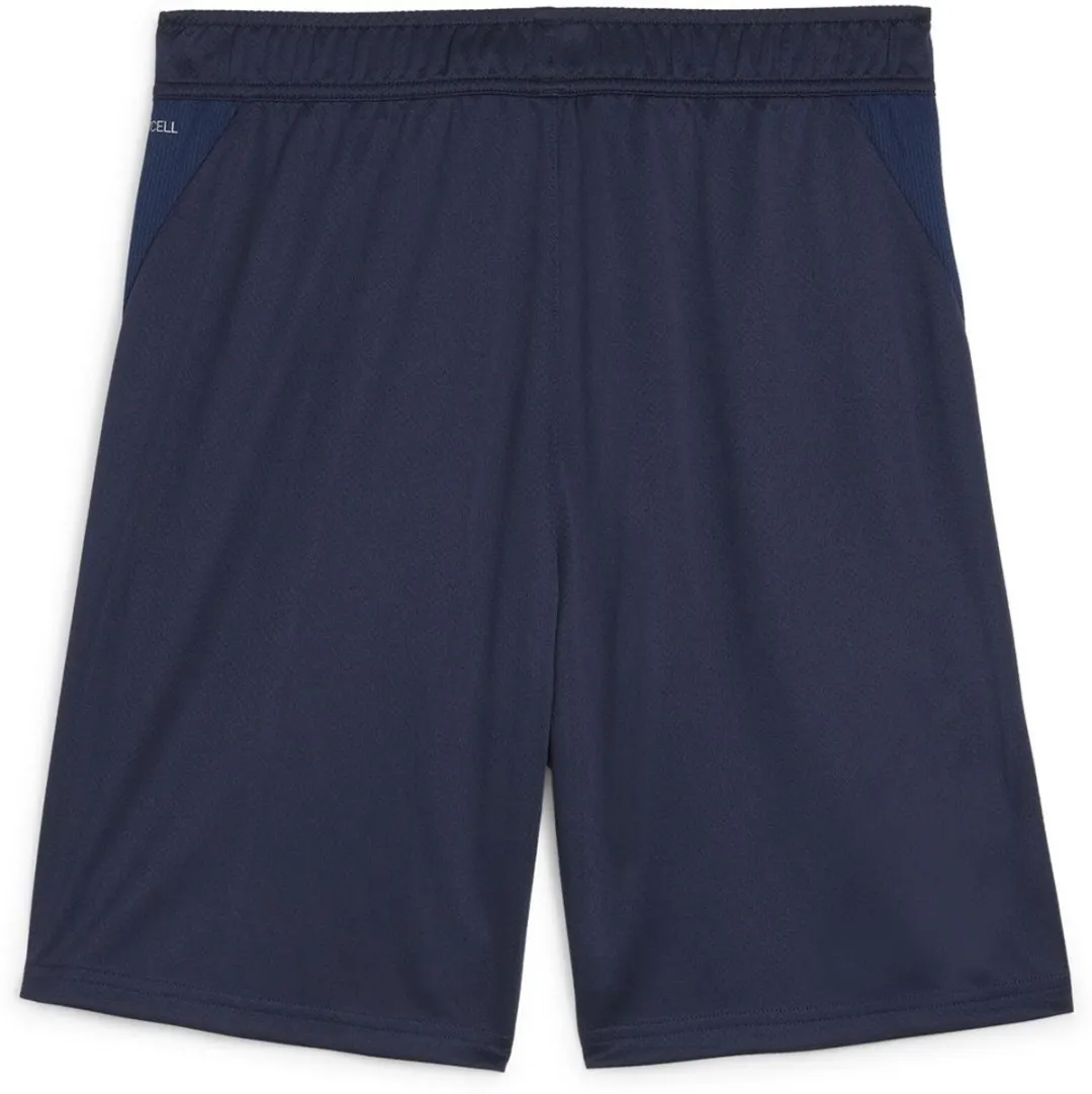 PUMA TeamGoal Training Short 658643 - XXL - Navy/White/Blauw